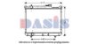 AKS DASIS 320026N Radiator, engine cooling